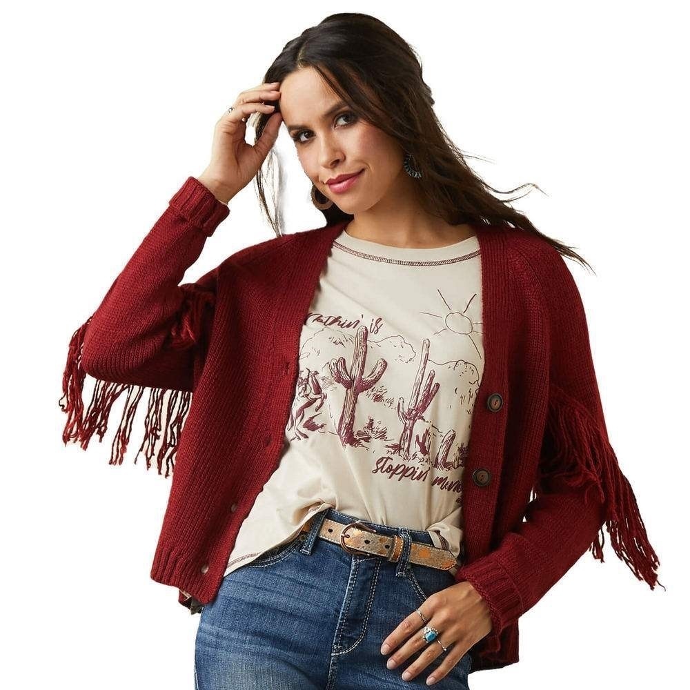 Ariat Red Rock Rogue Red Cardigan